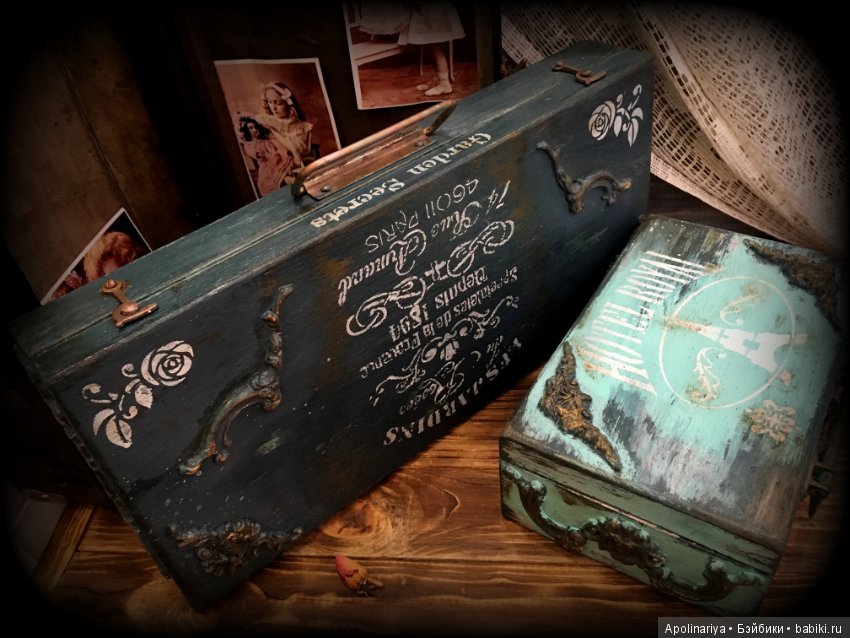 Чемодан деревянный Garden Secrets