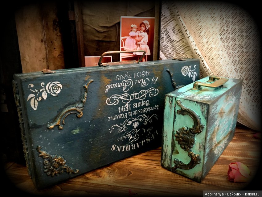 Чемодан деревянный Garden Secrets