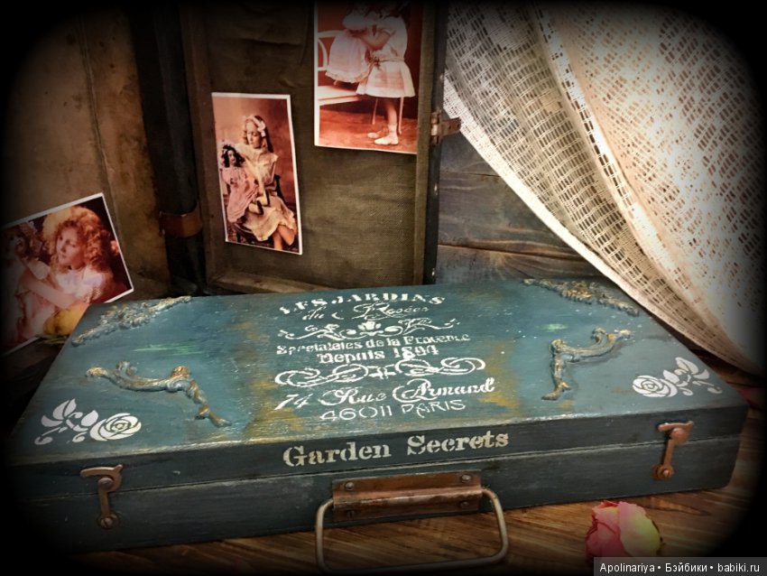 Чемодан деревянный Garden Secrets