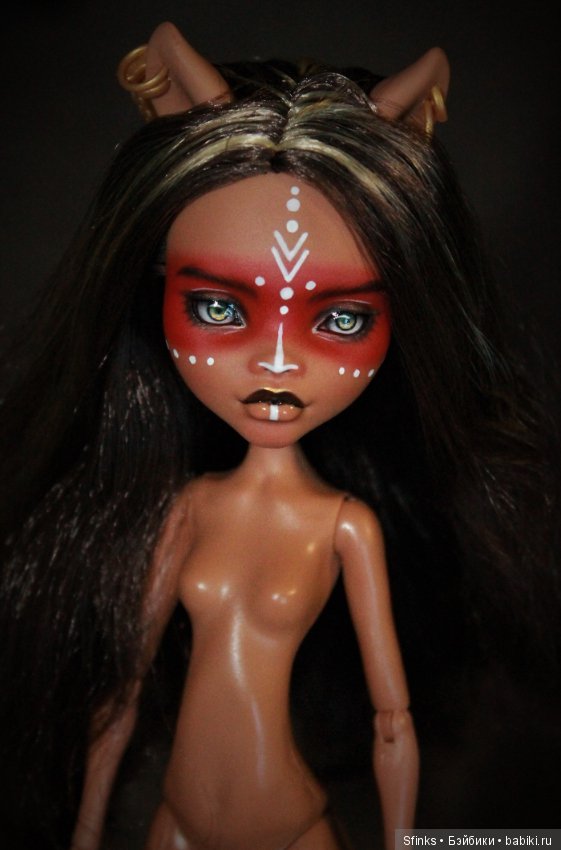 Волк индейского племени — ООАК Monster High и Ever After High: репейнт (фото 4)