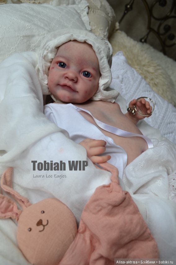 Тобиах в процессе возрождения. Кукла-реборн Анны Морозовой (фото 5)