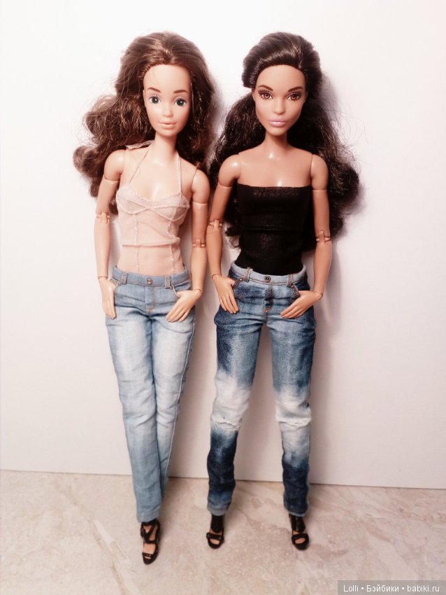 Реалистичные джинсы — Одежда и обувь для кукол своими руками: фото