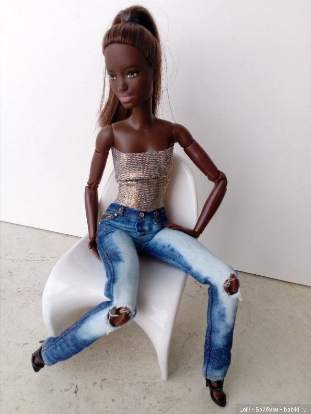 Реалистичные джинсы — Одежда и обувь для кукол своими руками: фото