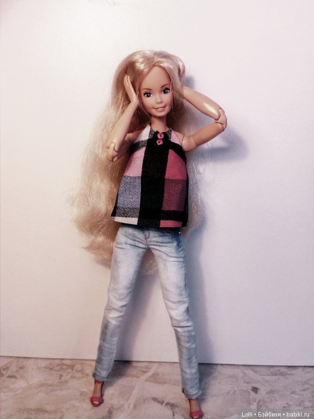 Реалистичные джинсы — Одежда и обувь для кукол своими руками: фото