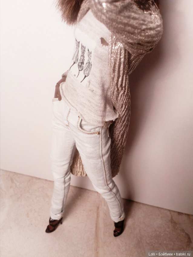 Реалистичные джинсы — Одежда и обувь для кукол своими руками: фото