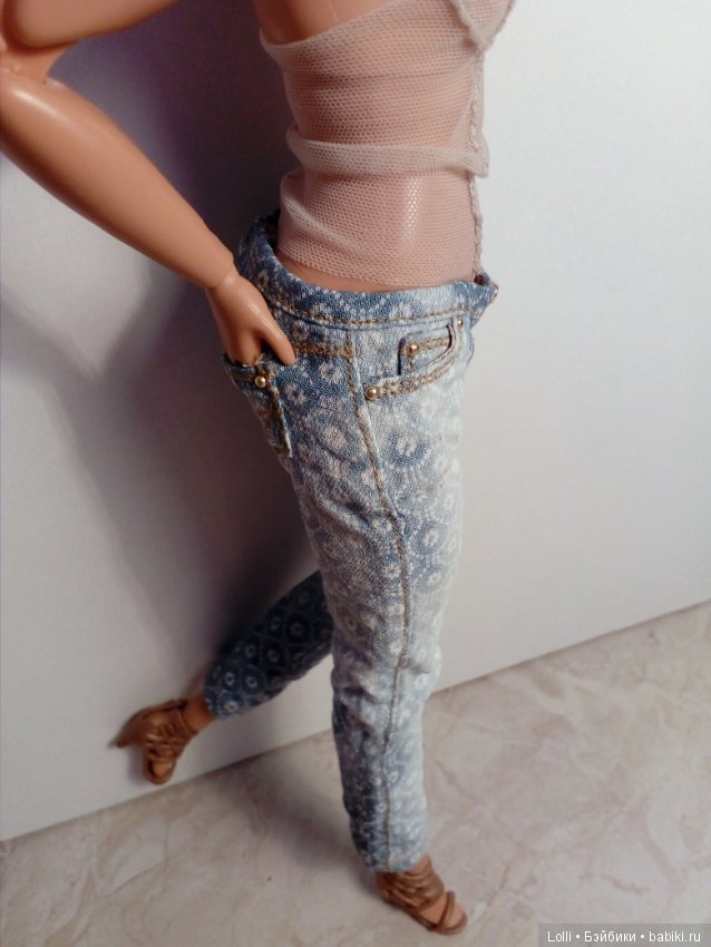 Реалистичные джинсы — Одежда и обувь для кукол своими руками: фото