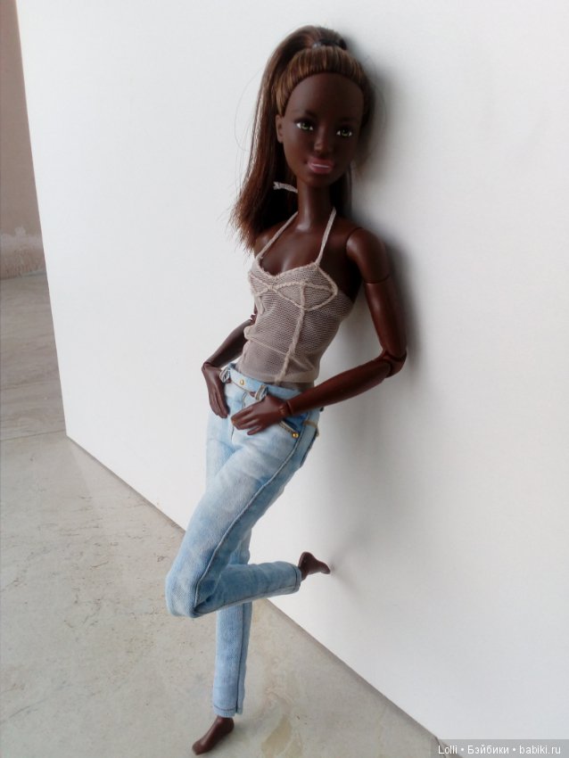Реалистичные джинсы — Одежда и обувь для кукол своими руками: фото (фото 2)