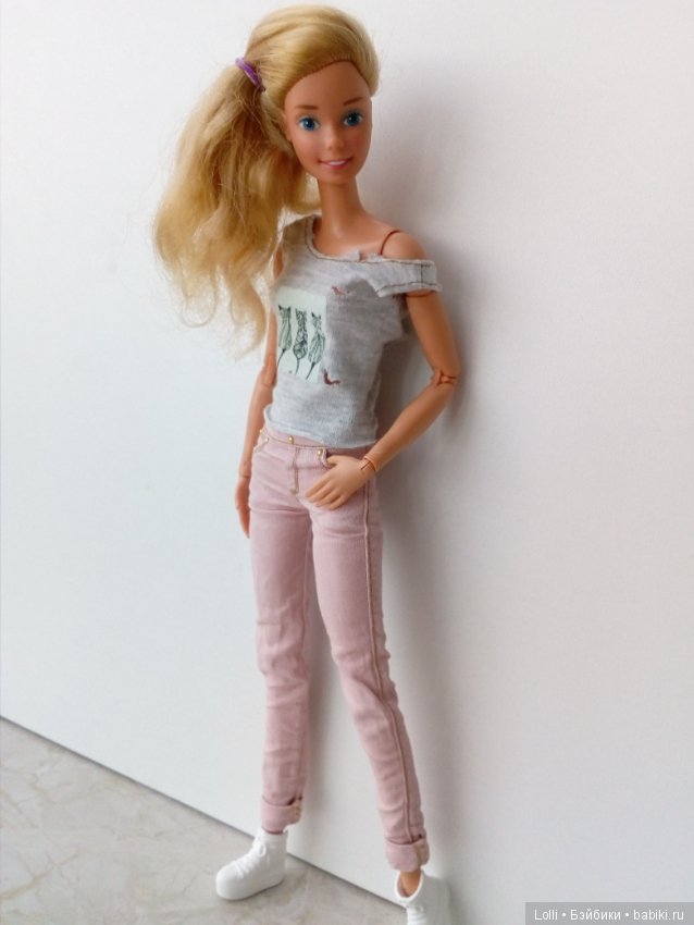 Реалистичные джинсы — Одежда и обувь для кукол своими руками: фото