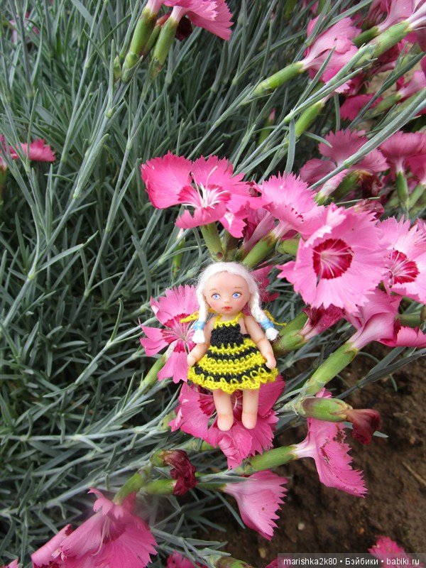 Маленькая авторская кукла Соня. Автор milonika