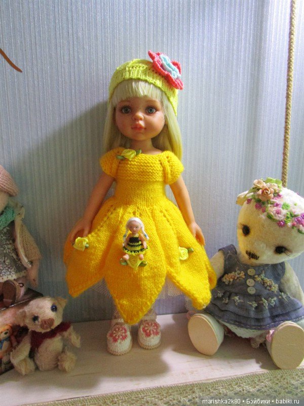 Маленькая авторская кукла Соня. Автор milonika