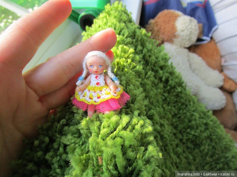 Маленькая авторская кукла Соня. Автор milonika (фото 3)