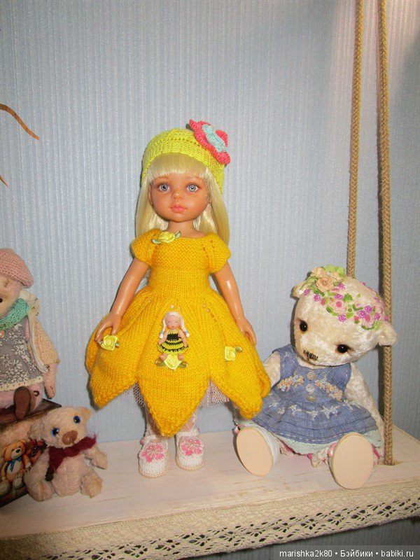 Маленькая авторская кукла Соня. Автор milonika