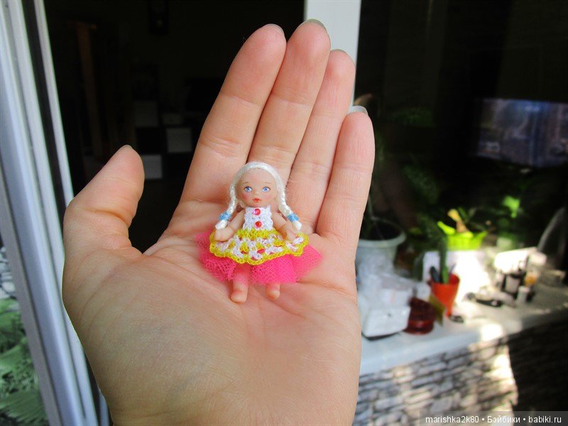 Маленькая авторская кукла Соня. Автор milonika (фото 5)