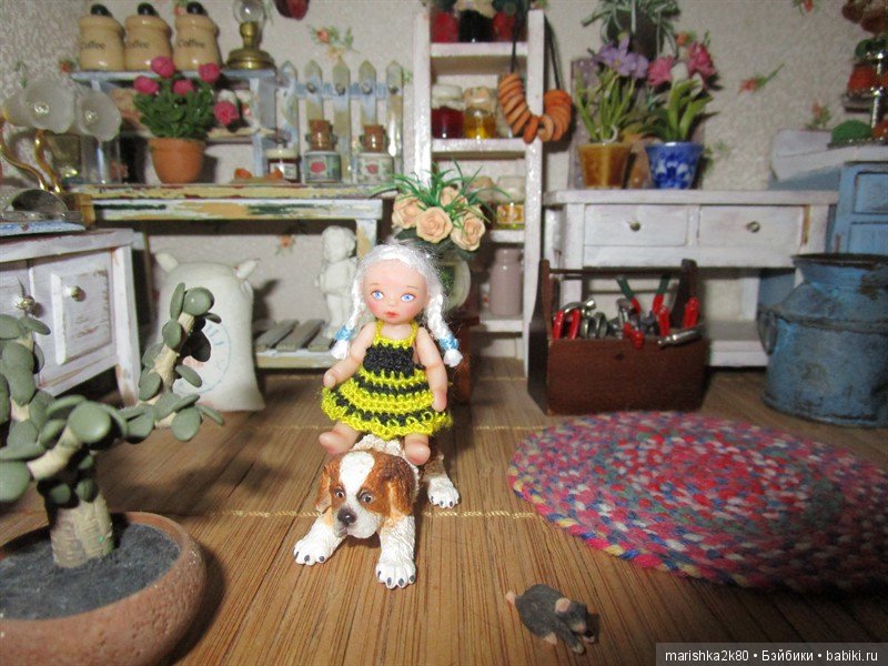 Маленькая авторская кукла Соня. Автор milonika
