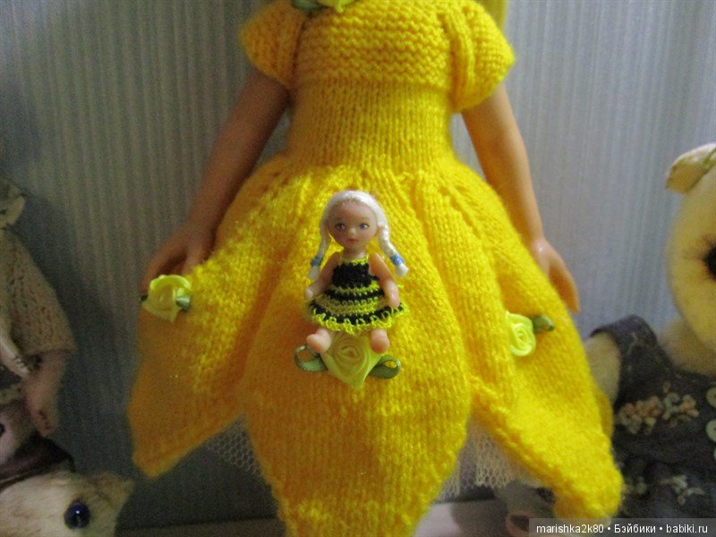 Маленькая авторская кукла Соня. Автор milonika