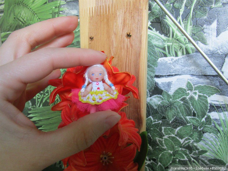 Маленькая авторская кукла Соня. Автор milonika (фото 4)