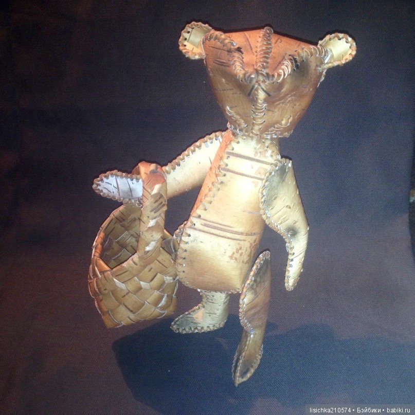 Берестяной медведь. Такого чуда Вы еще не видывали