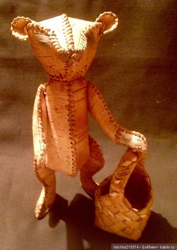 Берестяной медведь. Такого чуда Вы еще не видывали