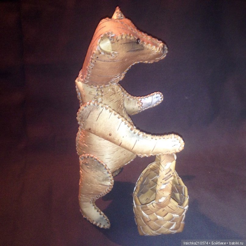 Берестяной медведь. Такого чуда Вы еще не видывали (фото 4)