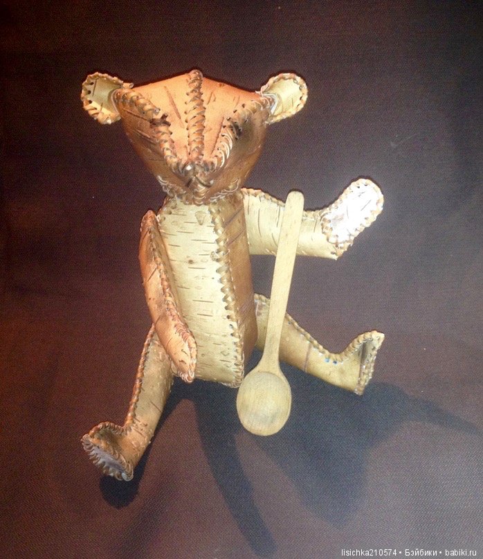 Берестяной медведь. Такого чуда Вы еще не видывали