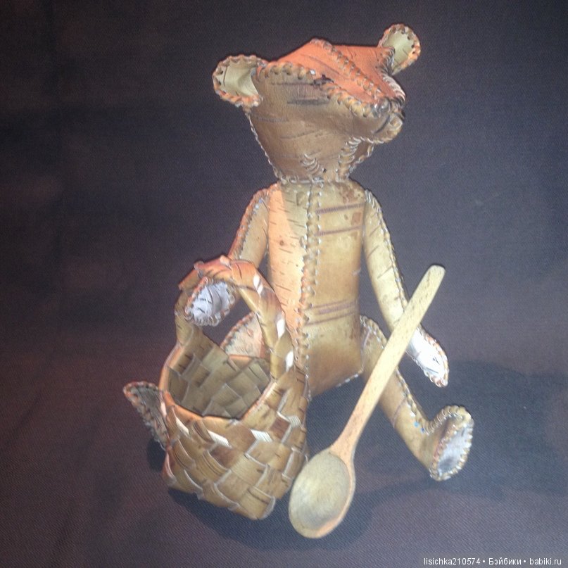Берестяной медведь. Такого чуда Вы еще не видывали