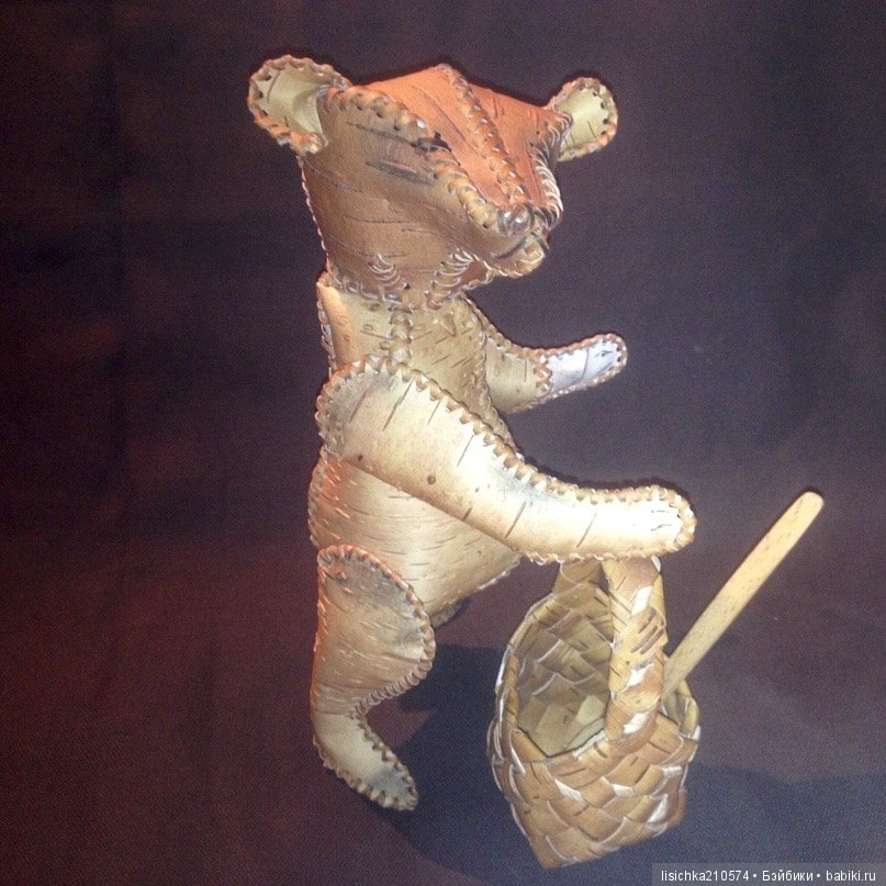 Берестяной медведь. Такого чуда Вы еще не видывали