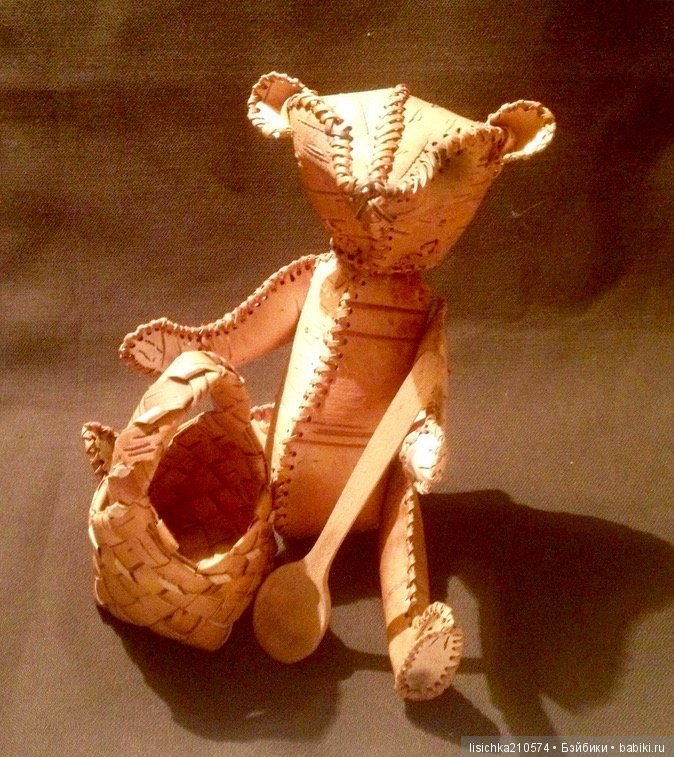 Берестяной медведь. Такого чуда Вы еще не видывали