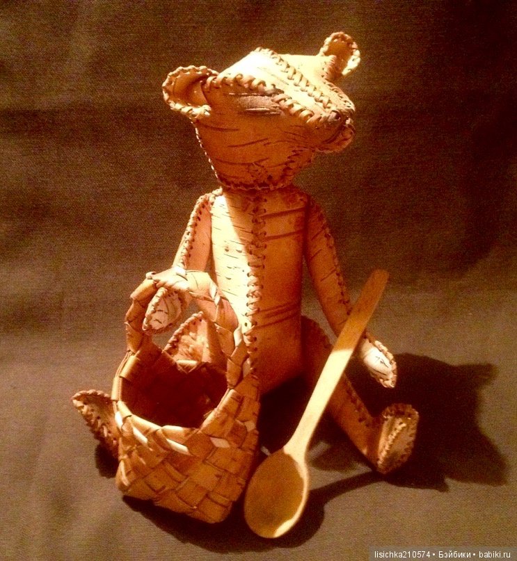 Берестяной медведь. Такого чуда Вы еще не видывали (фото 6)