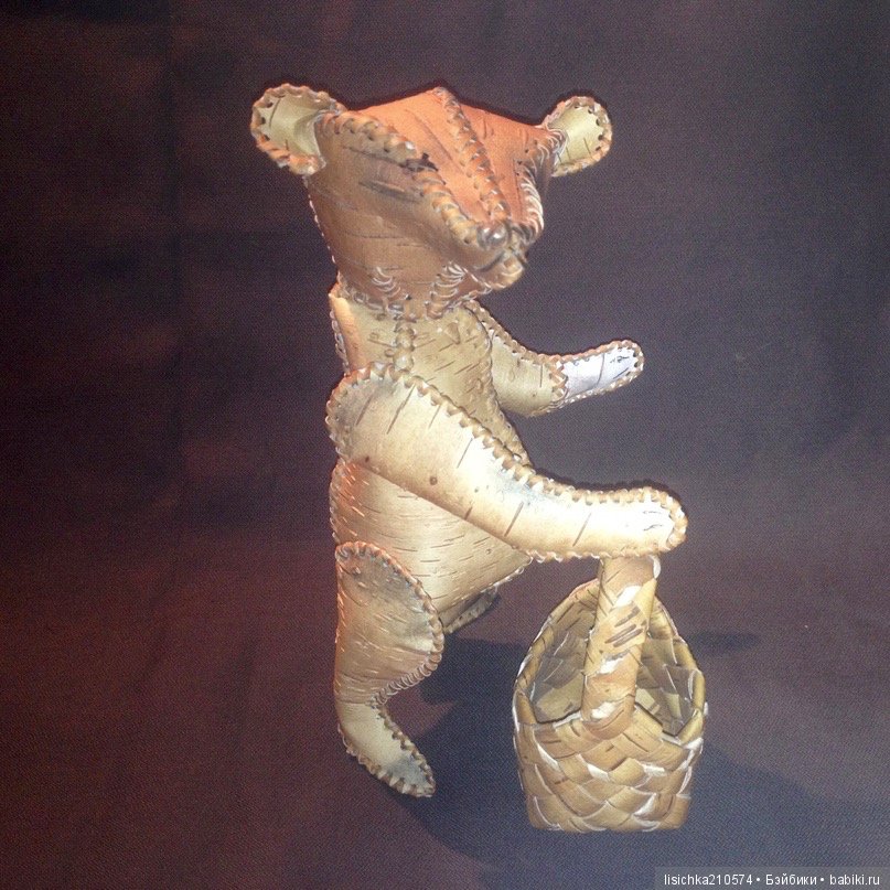 Берестяной медведь. Такого чуда Вы еще не видывали (фото 5)