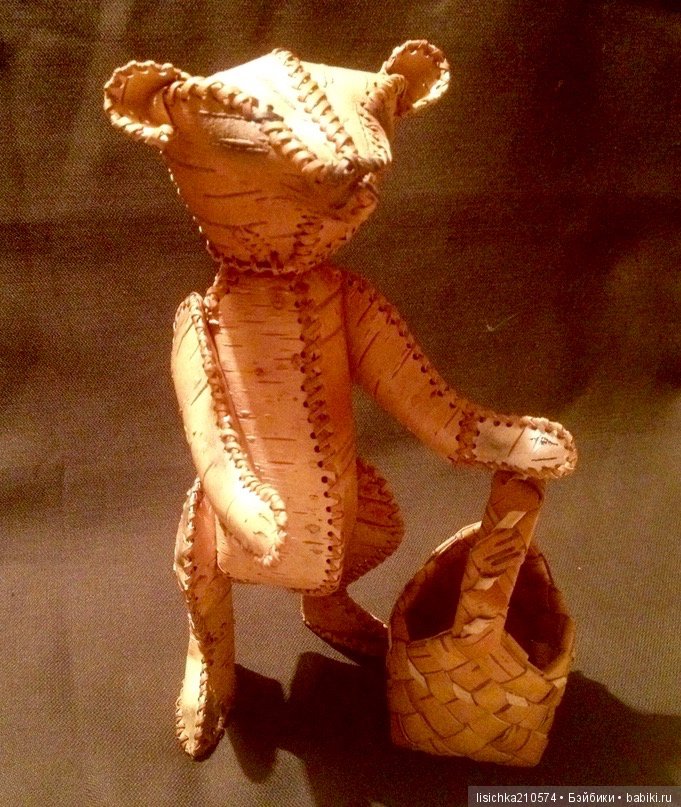 Берестяной медведь. Такого чуда Вы еще не видывали (фото 10)