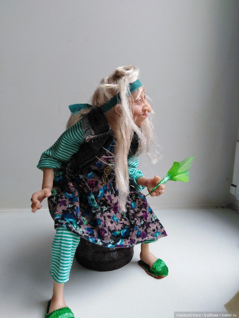 Кукла Баба-Яга — Лепка авторских кукол: полимерная глина (фото 2)