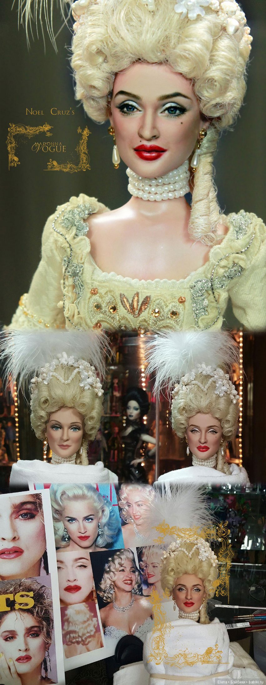 Madonna - Vogue, мэйк куклы сделан Noel Cruz (фото 4)