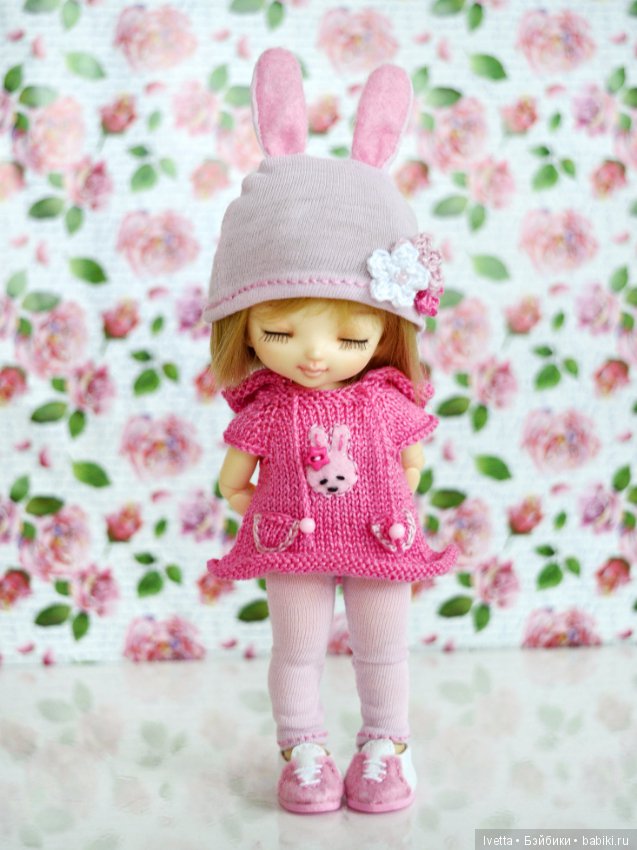 Розовый зайка. Pukifee Cupid