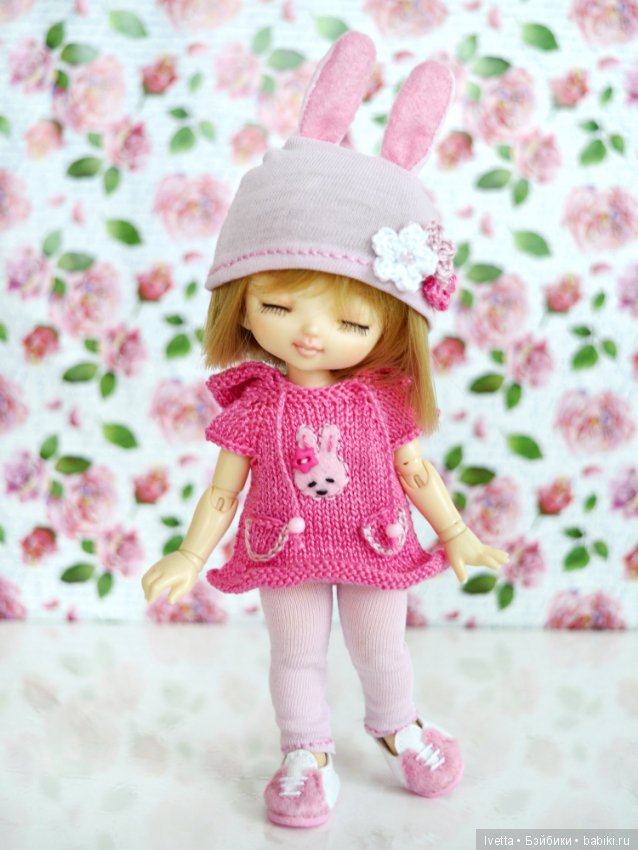 Розовый зайка. Pukifee Cupid (фото 2)