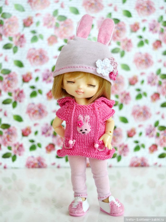 Розовый зайка. Pukifee Cupid (фото 3)