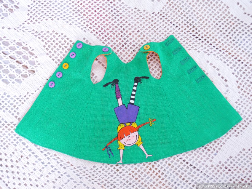 Льняные платья с рисунками для Паолок. Часть 2 (фото 10)