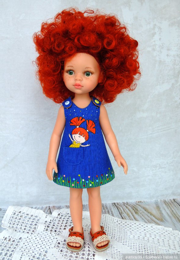 Льняные платья с рисунками для Паолок. Часть 2