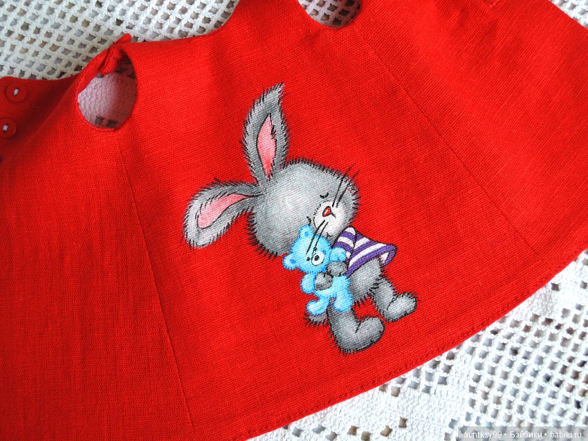 Льняные платья с рисунками для Паолок. Часть 2