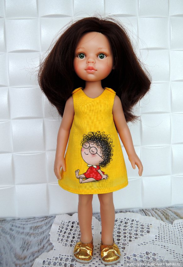 Льняные платья с рисунками для Паолок. Часть 2