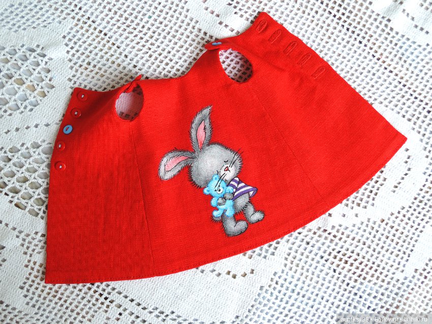 Льняные платья с рисунками для Паолок. Часть 2