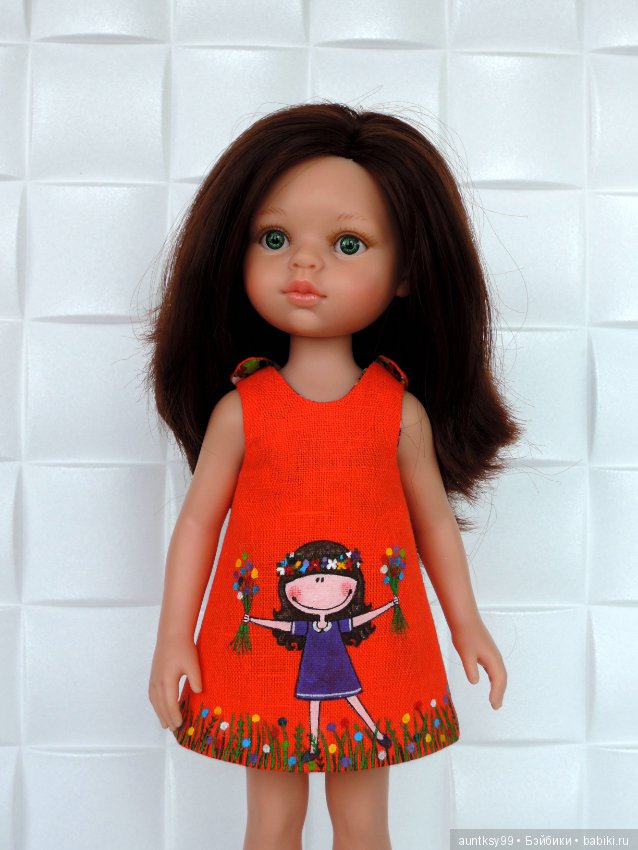 Льняные платья с рисунками для Паолок. Часть 2 (фото 4)