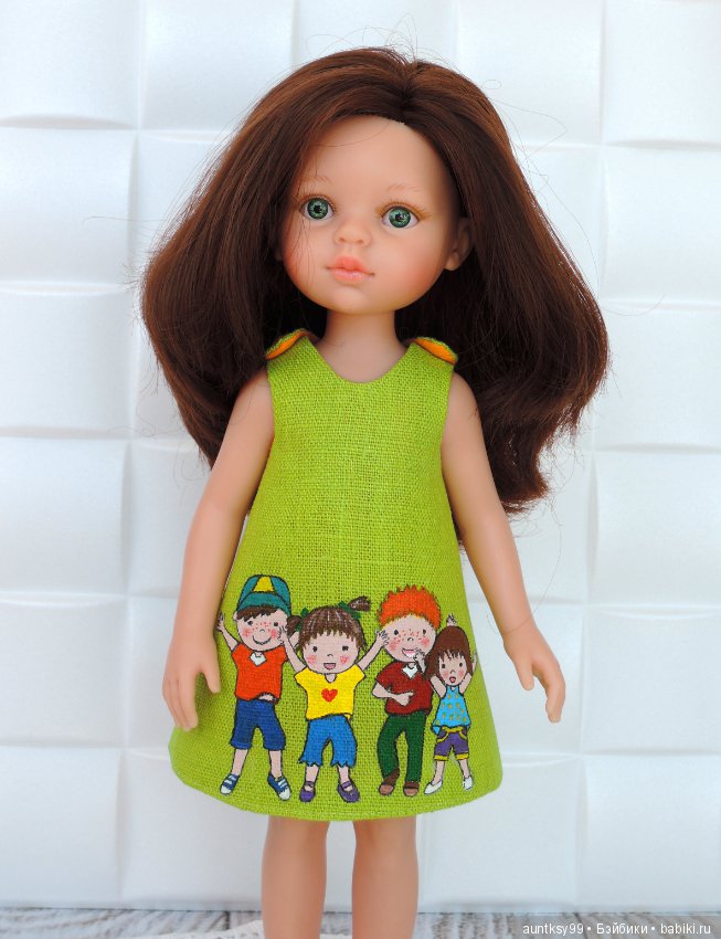 Льняные платья с рисунками для Паолок. Часть 2