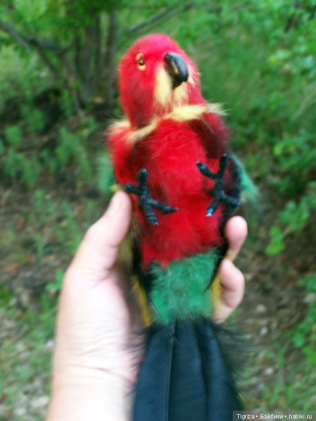 Птица дивная, заморская — Авторские мишки Тедди и друзья: фото (фото 9)