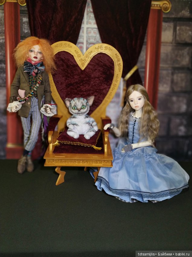 Алиса в Стране Чудес — Гибридизация кукол BJD (БЖД): пересадка головы