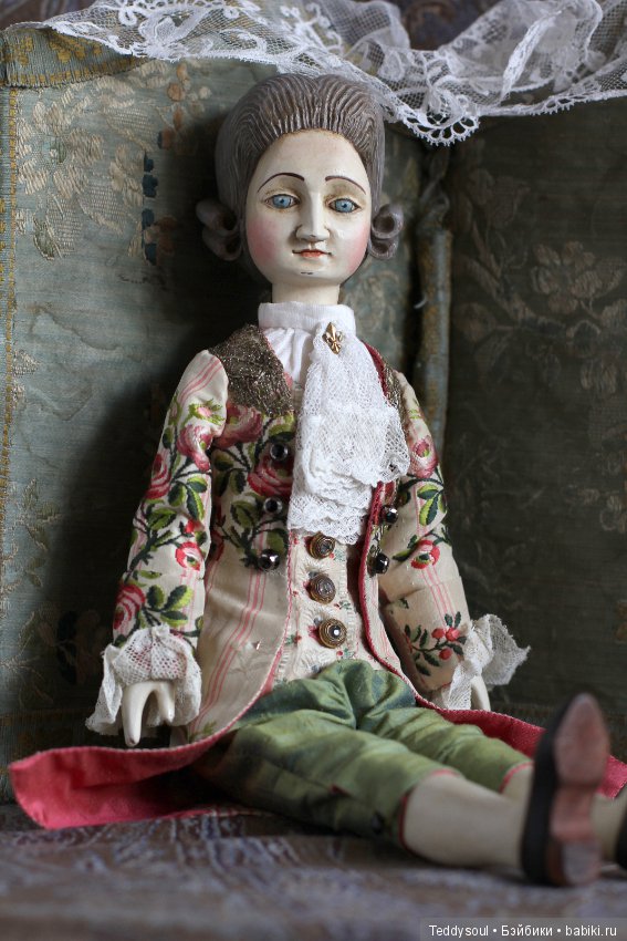 Пара кукол в стиле French Court Doll