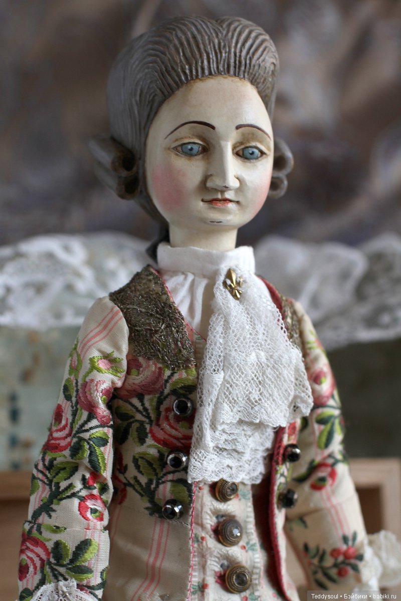 Пара кукол в стиле French Court Doll