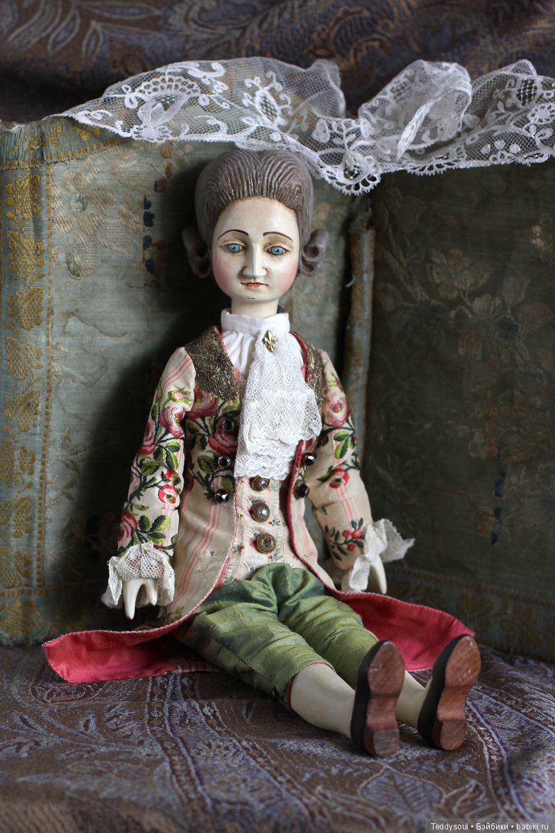 Пара кукол в стиле French Court Doll