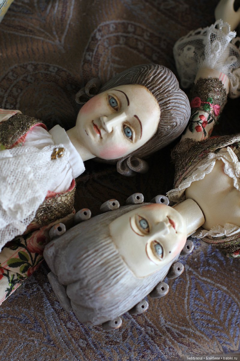 Пара кукол в стиле French Court Doll (фото 5)