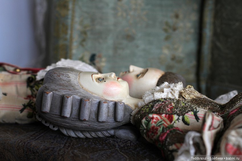 Пара кукол в стиле French Court Doll (фото 3)