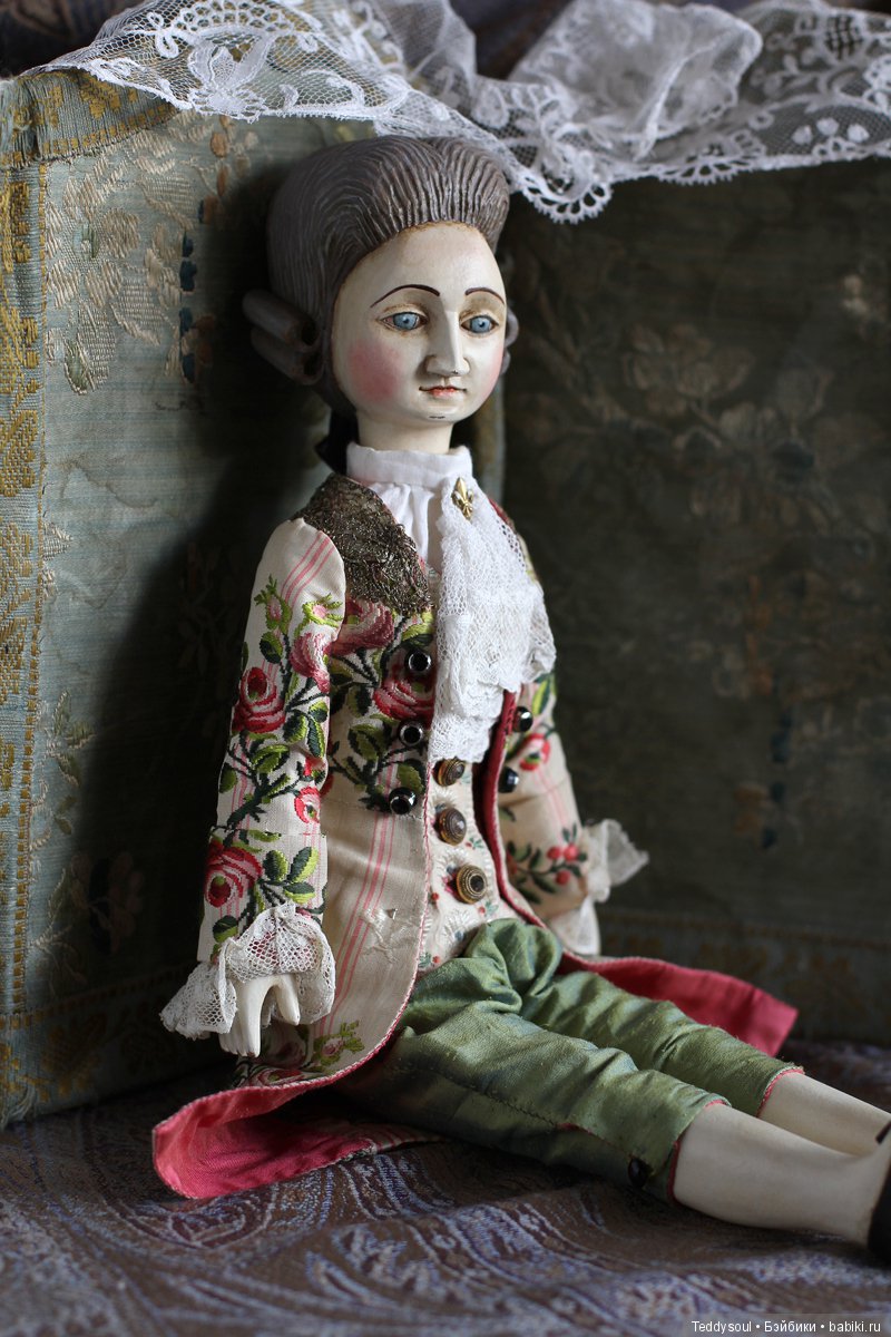 Пара кукол в стиле French Court Doll